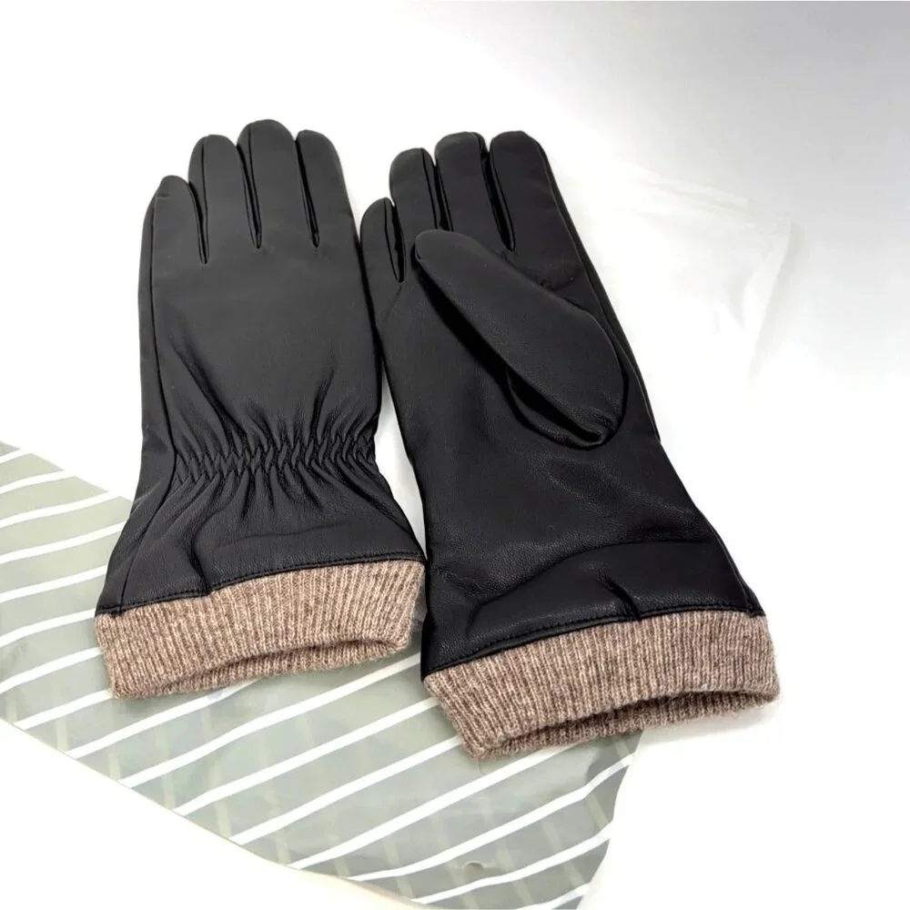 REDESS Winter Gloves Wool Lined Touchscreen Texting Women Gloves Size Large